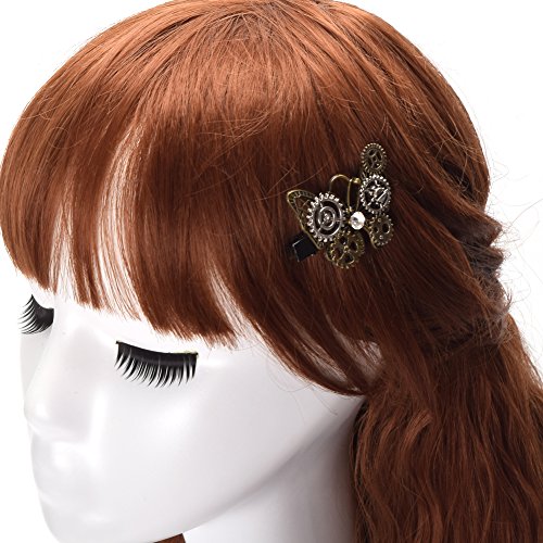 BLESSUME Vintage Steampunk Hair Clip - Punk Gothic Headwear