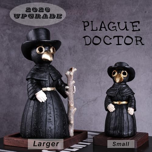 Plague Doctor Incense Holder - Handmade Cone Burner for Stress Relief