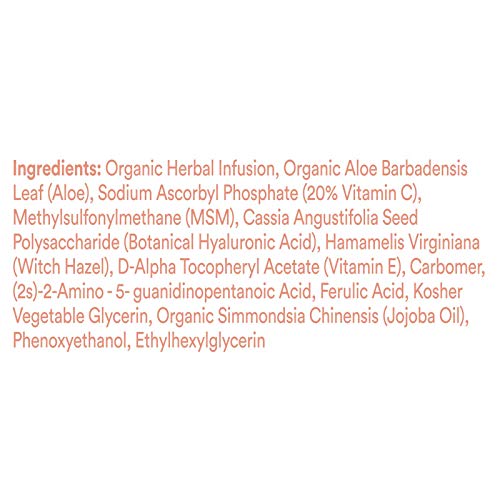 ASUTRA Vitamin C Serum 20% with Hyaluronic Acid & Aloe - 1 Fl Oz