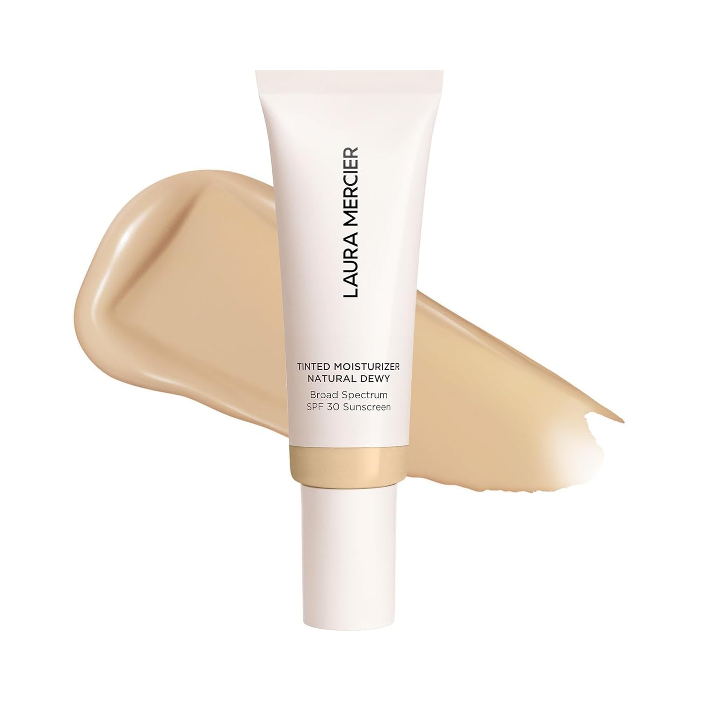 Laura Mercier Tinted Moisturizer - Natural Dewy SPF 30 | 24HR Hydration, Buildable Coverage, Sheer Finish