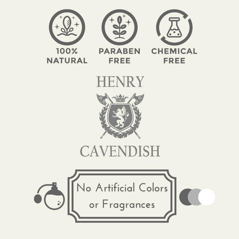 Henry Cavendish Shaving Kit with - Shaving Soap and Gentleman's Ceramic Shaving Soap Bowl with Handle. (Lavender)