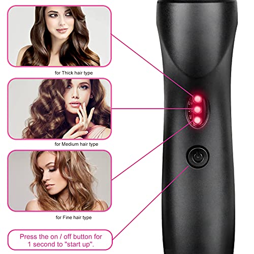 Erokicysh Ceramic Electric Hot Comb - Purple Hair Straightener & Beard Press