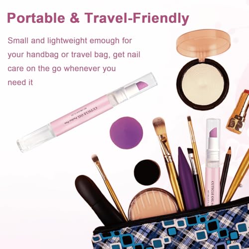 Ceramic Cuticle Pusher & Oil Pen Set for Nail Care