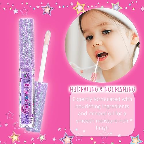 14pc Fruity Flavored Lip Gloss Set - 2 Packs of 7 oz Wands