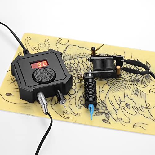 ATOMUS Tattoo Power Supply Kit with Wireless Pedal & Clip Cord