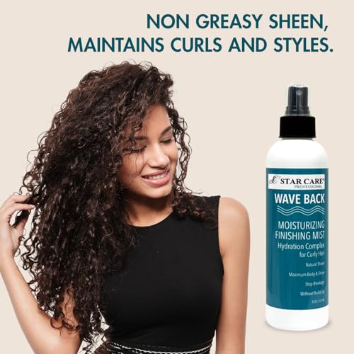 STAR CARE Lightweight Curl Enhancing Mist for Frizz Control, 8oz