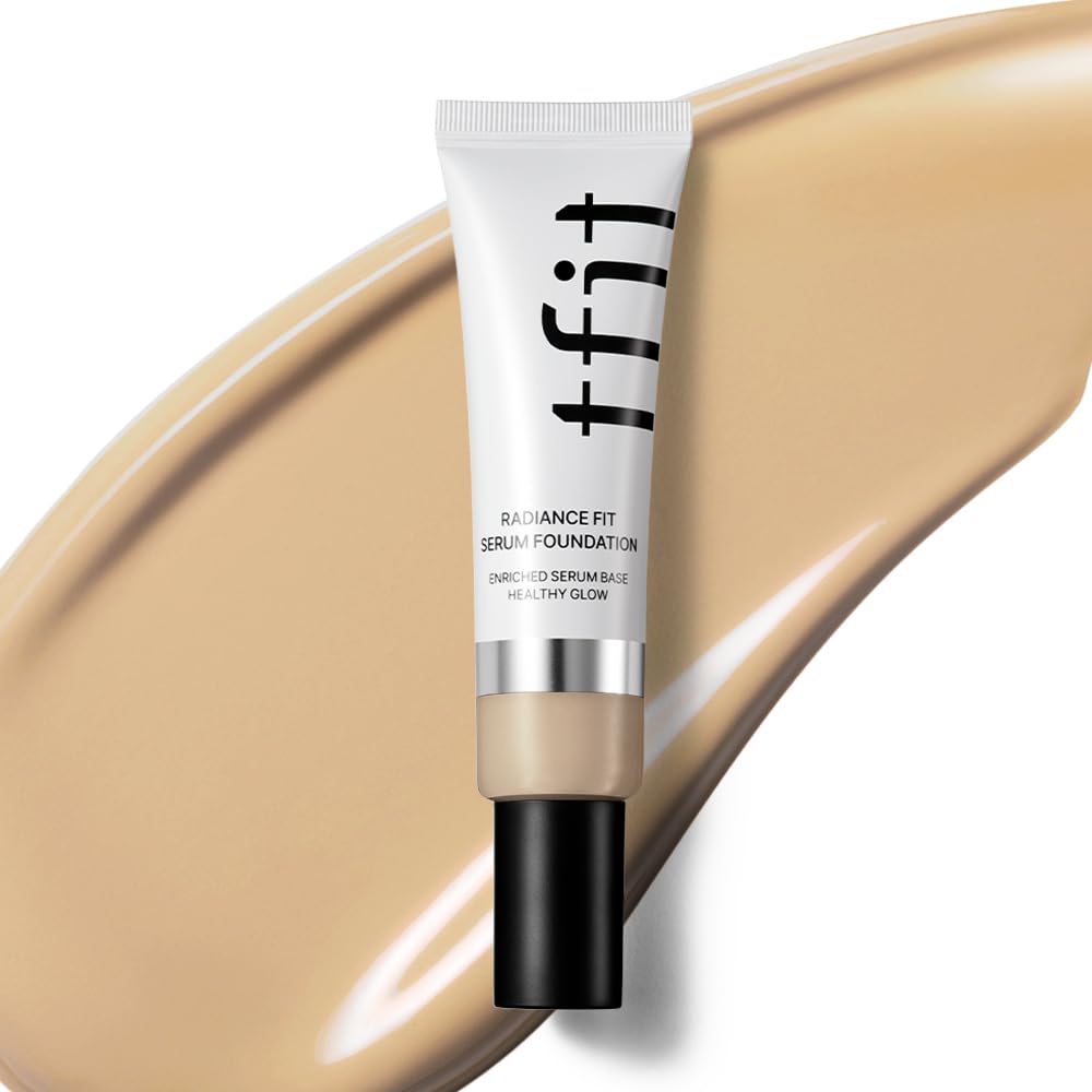 TFIT Radiance Fit Serum Foundation Shade W2.5 Honey 30g, 83.6% Serum Base