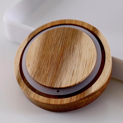 Airtight Glass Food Storage Container with Acacia Wood Lid - 1.5L