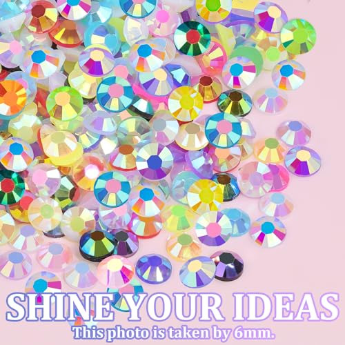 32000 Pcs Multicolor 3mm Resin Rhinestones & B7000 Glue Kit