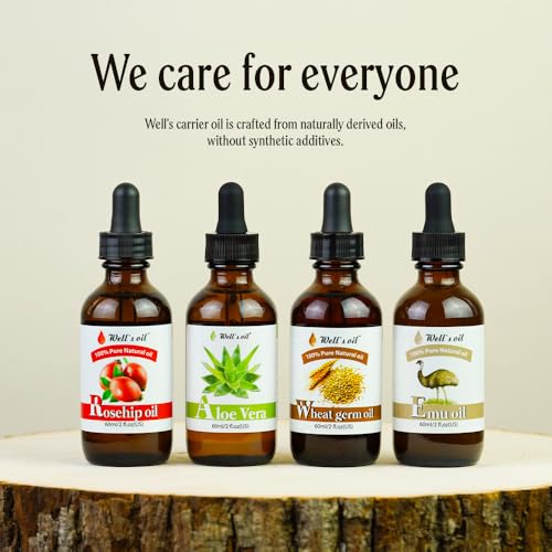 Well's Oil Aloe Vera Oil for Skin & Hair - Hydrating & Nourishing 60ml