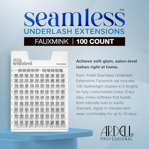 Ardell Fauxmink Seamless Underlash Extensions 100 Ct - Natural Faux Mink Clusters