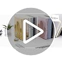 Cactus Bookends - Decorative Iron Shelf Organizers for Home & Office