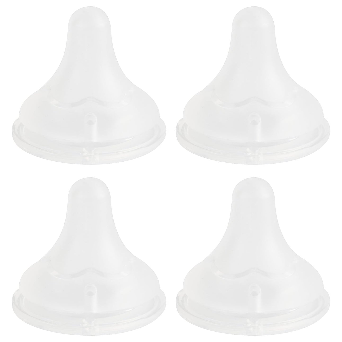 Silicone Nipple (S) for Spectra Baby Bottles, Slow Flow, 0m+, 4 Count