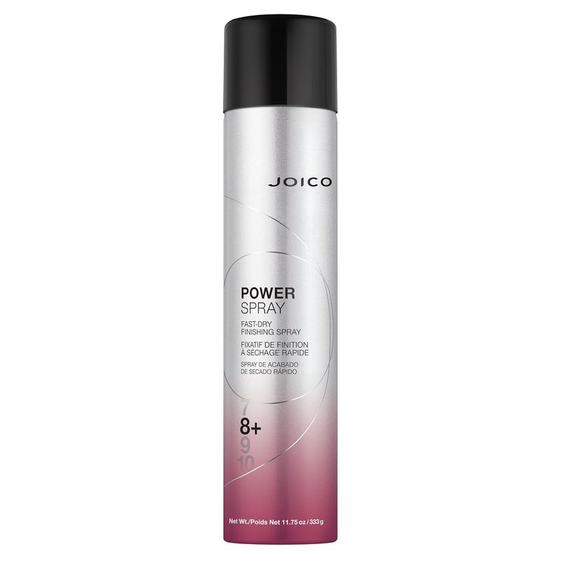 Joico Power Spray Fast-Dry Finishing Spray - Heat & Humidity Protection | Paraben & Sulfate Free | 72 Hour Hold