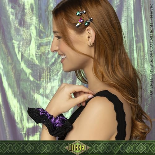 Scünci Wicked Elphaba 7-Piece Scrunchie & Salon Clip Set