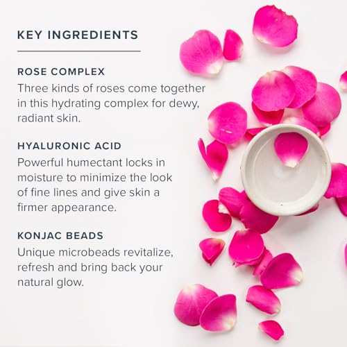 HERITAGE STORE Rosewater Jelly Facial Mask - Hydrating Gel for Dry Skin
