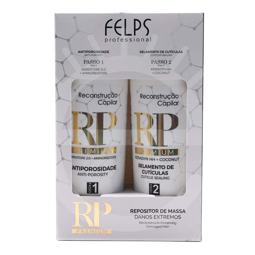 Felps Color RP Hair Reconstruction Treatment - Premium Formula | 2x500ml (16.9 fl. oz)