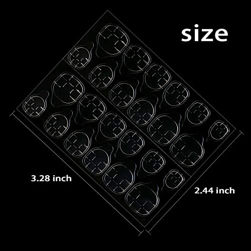 Allstarry 360pcs Double-Sided Nail Adhesive Tabs - Waterproof & Flexible