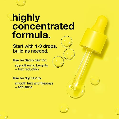K18 Molecular Repair Hair Oil - Strengthening Peptide Damaged Hair Treatment Oil - 24-Hour Frizz Control + Heat Protectant - Helps Reduce Split Ends + Boost Shine (0.34 Fl oz)