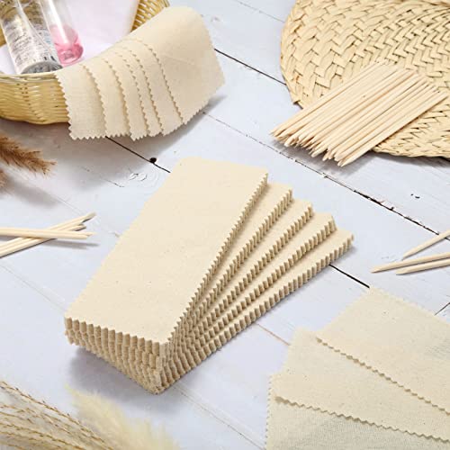 Loopeer 300 Pcs Muslin Wax Strips for Hair Removal, 4 x 1.5 Inch