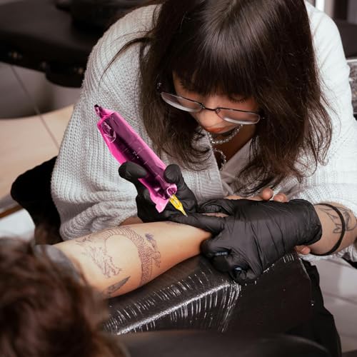 100 Pack Tattoo Pen Covers - Disposable Wraps for Tattoo Machines