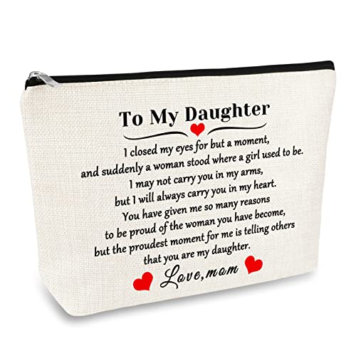 Mikela Daughter Gift Cosmetic Bag - Personalised Makeup & Travel Pouch