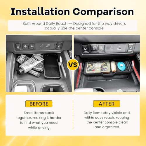 Center Console Organizer Tray for 2022-2026 Nissan Frontier