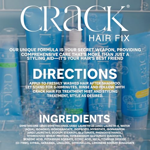 Crack HAIR FIX Restorative Hair Mask - Deep Conditioner (8 oz)