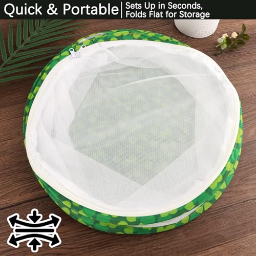 ZUFECY 12-Inch Pop-Up Butterfly Cage - Portable Insect Habitat