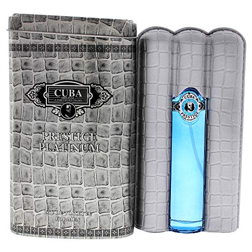 Cuba Original Eau De Toilette Spray for Men, 3 oz - Prestige Platinum