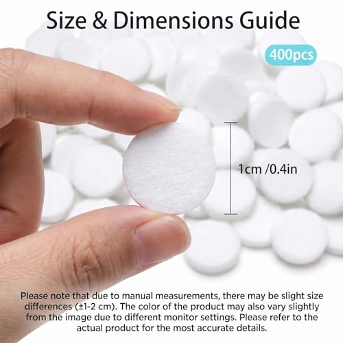 400 Microdermabrasion Refill Pads - Soft Cotton Filters for Machines