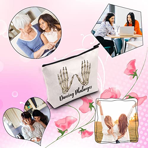 Dancing Phalanges Crime TV Show Inspired Makeup Bag - Zipper Pouch for Cosmetics & Accessories