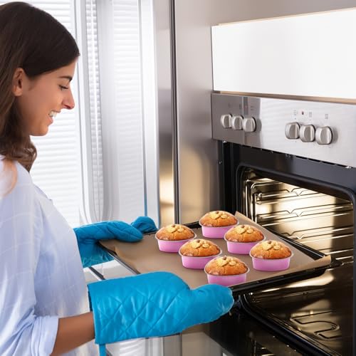 STN Mini Heart Shaped Cake Pans - 50 Pack, 3.5 oz Aluminum Foil