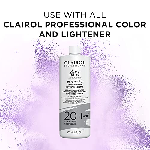 Clairol Professional 20 Volume Creme Developer - Pure White with Conditioners
