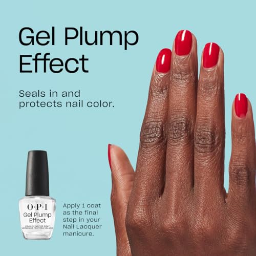 OPI Nail Lacquer Top Coat - Long-Lasting Gel-Like Shine & Volumizing