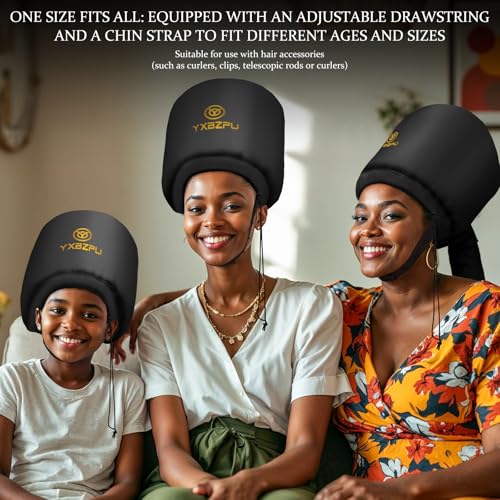 Hooded Hair Dryer Bonnet for Fast Drying & Deep Conditioning