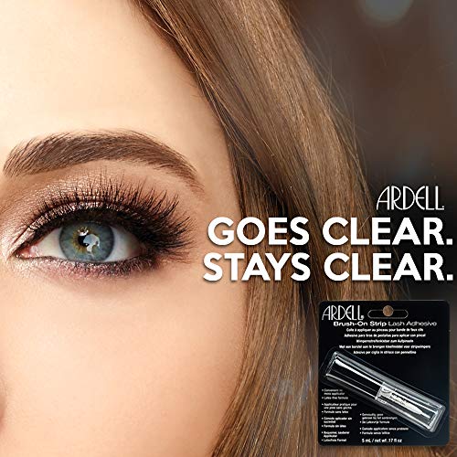 Ardell Brush-On Strip Lash Adhesive, Clear, Waterproof, 4 Pack
