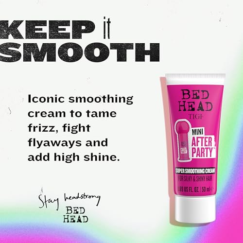 TIGI Bed Head After Party Travel Size Mini Smoothing Cream - Summer Fruit, 1.69 fl oz (Pack of 2)
