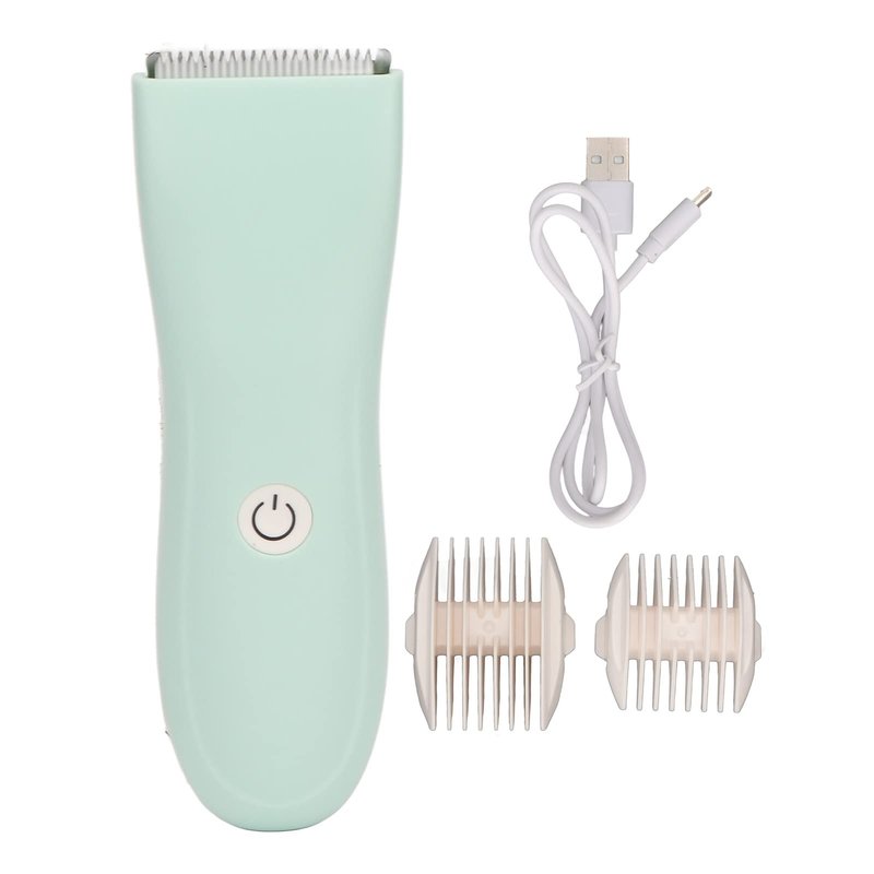 Airshi Baby Hair Silent Hair Clipper, Safe Operation Waterproof Long Life Baby Electric Hair Clipper for Babies