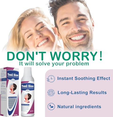 Tonsil Stone Remover Mouthwash - Alcohol-Free Oral Rinse, 300ml