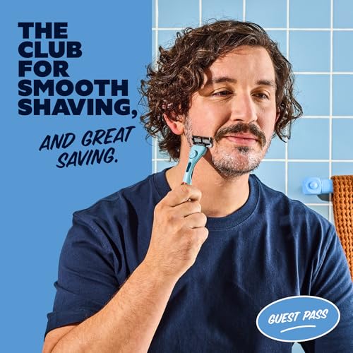 Dollar Shave Club Guest Pass 6-Blade Razor Starter Set with Handle