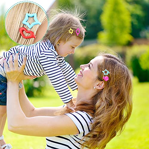 Willbond Classic Style 50 Pcs Kids Hair Barrettes for Girls & Toddlers