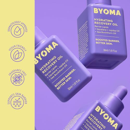 BYOMA Hydrating Recovery Face Oil - Lightweight, Non-Greasy Skin Nourishment