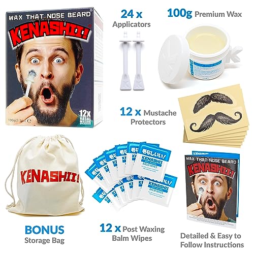 KENASHII Nose and Ear Hair Removal Wax Kit - Standard Kit