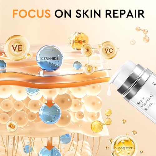 ORLASKIN 20% Vitamin C Face Serum for Anti-Aging, Dark Spots & Wrinkles