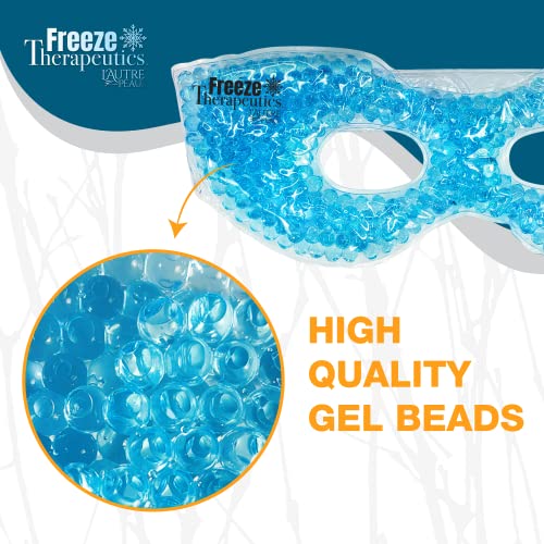 Reusable Hot/Cold Gel Bead Eye Mask for Pain Relief