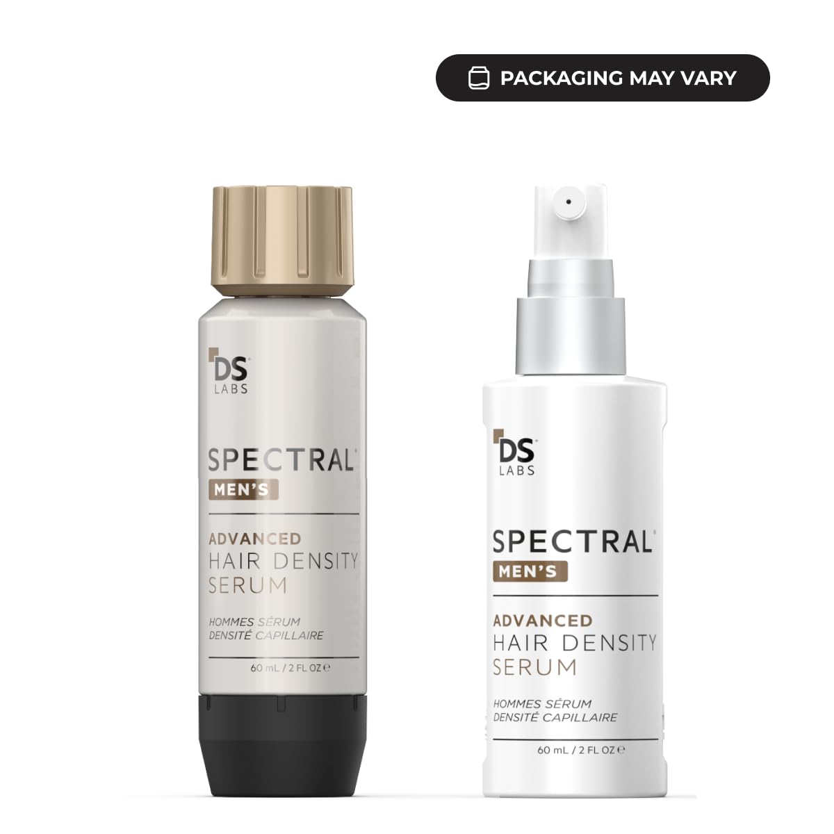 Spectral Men’s Hair Density Serum - Lightweight Leave-In for Thicker, Fuller Hair | Fast Absorbing, Non-Greasy, 60mL (3 Pack)