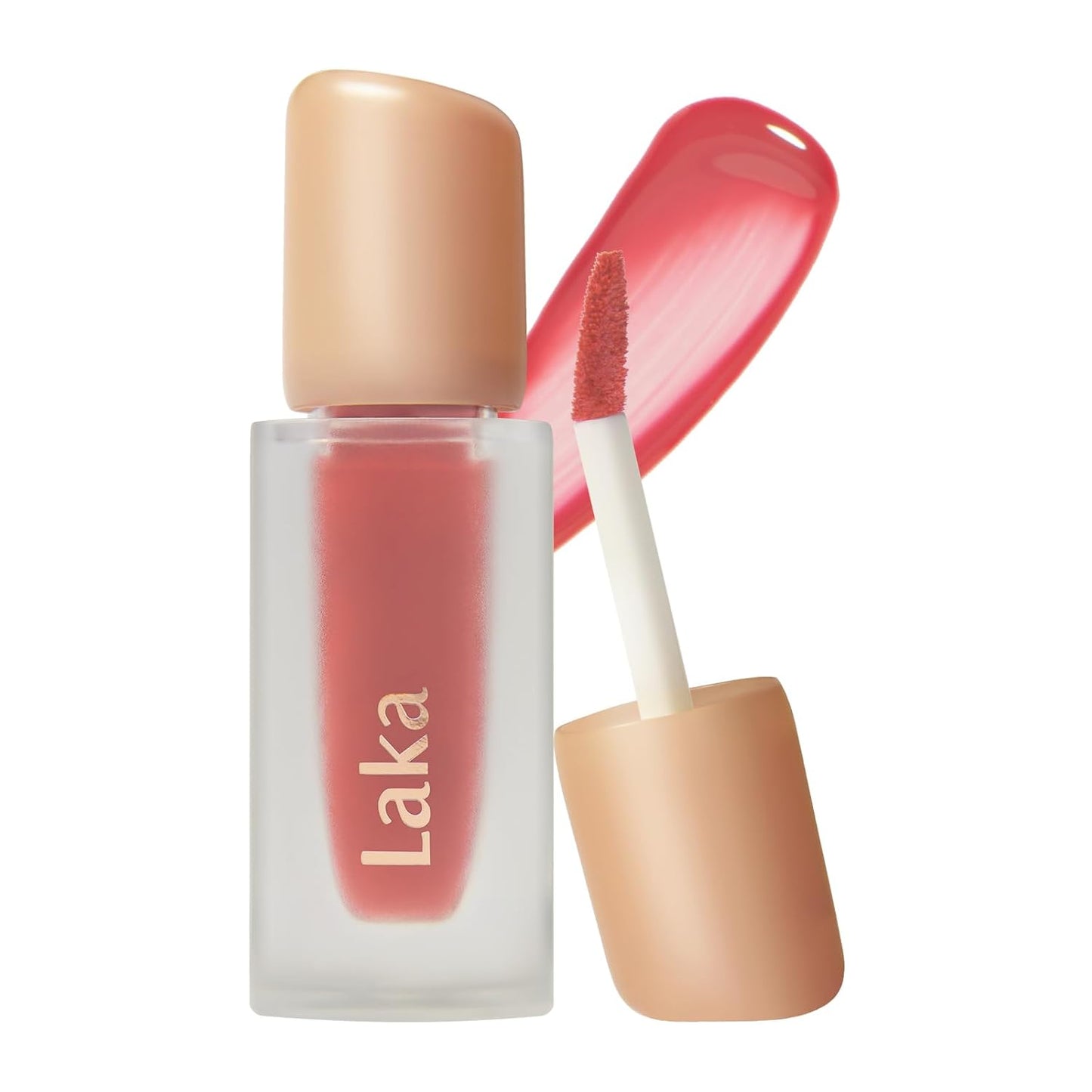 Fruity Glam Tint Lip Stain - Hydrating, Lightweight, Buildable Color | K-Beauty #101 Joyful, 4.5g/0.15oz