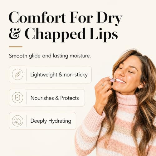 Kind Lips Wild Cherry Lip Balm - Organic, 5 Pack for Dry Lips