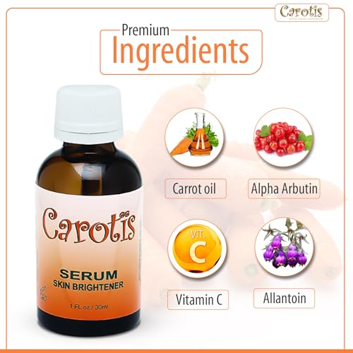 CAROTÏS Brightening Serum 1oz - Fade Dark Spots with Alpha Arbutin